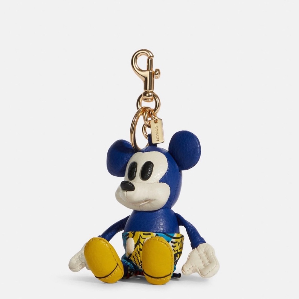 NEW Coach Disney Mickey Mouse Limited Edition Keith Haring Collectible Bag Charm